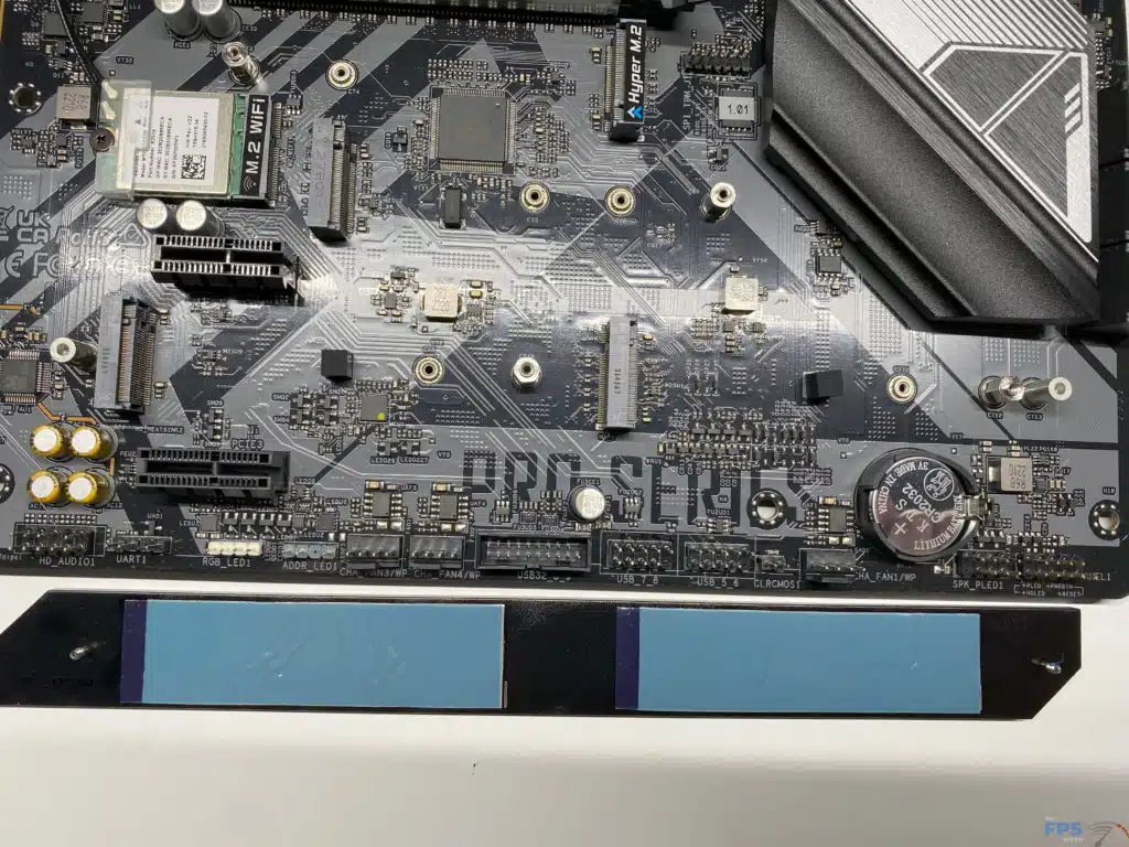 ASrock X670E Pro RS Bottom M.2 slot