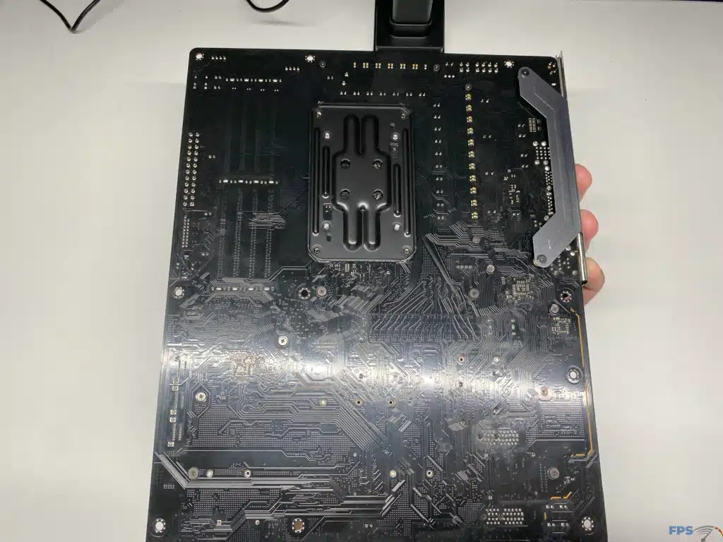 ASrock X670E Pro RS Back of bo