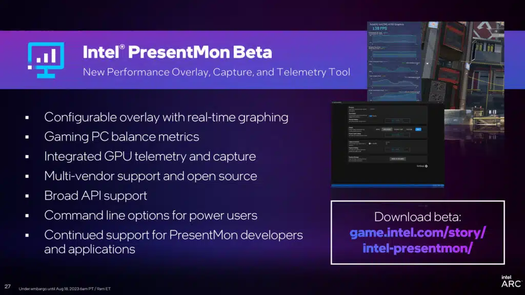 Intel Arc Graphics Q3'23 Update Press Presentation