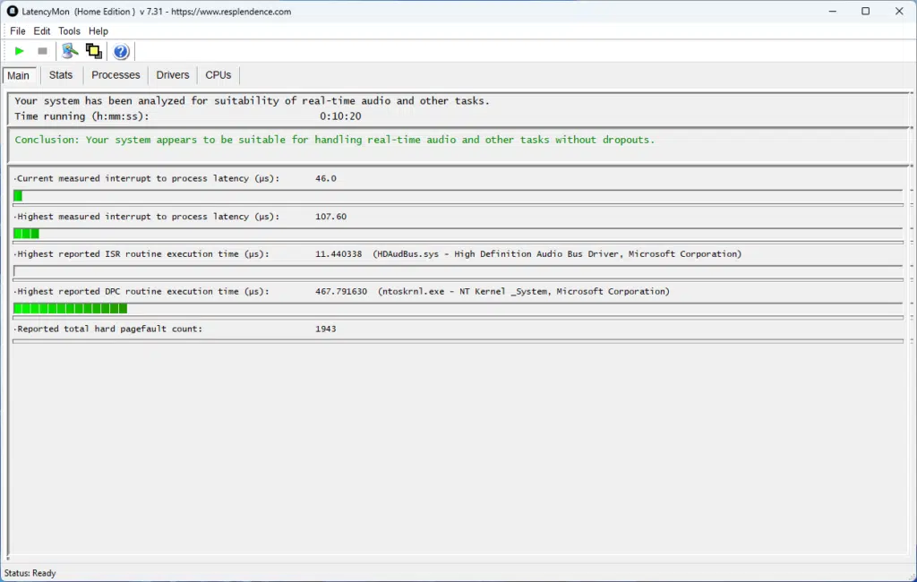 Latency Test 2