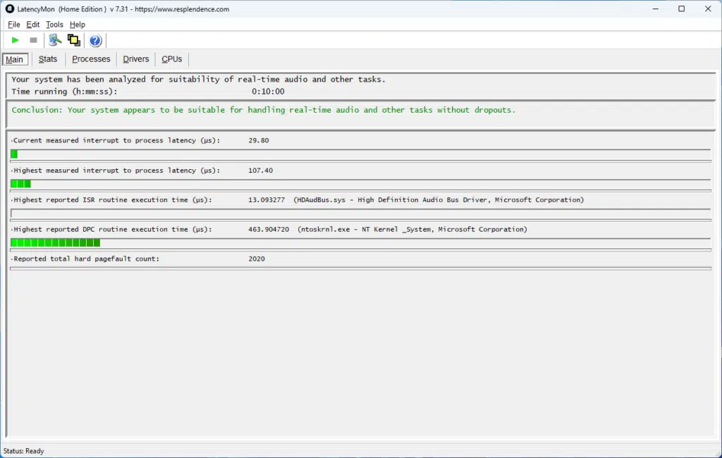 Latency Test 3