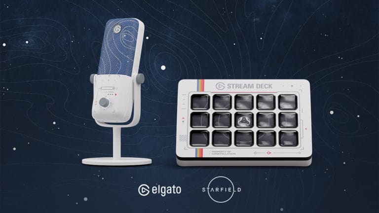 Bethesda Game Studios and Elgato Unveil Starfield Wave:3 Microphone and Starfield Stream Deck