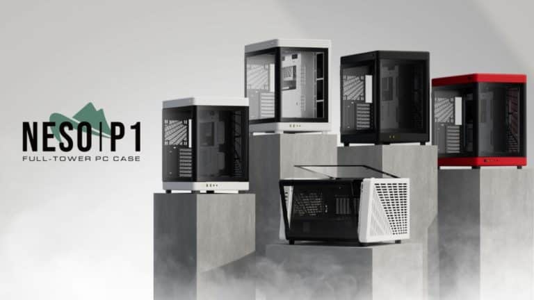 GAMDIAS Announces Its NESO P1 Full Tower PC Chassis Which Can Be Rotated Vertically or Horizontally and Will Be Available in Four Colors