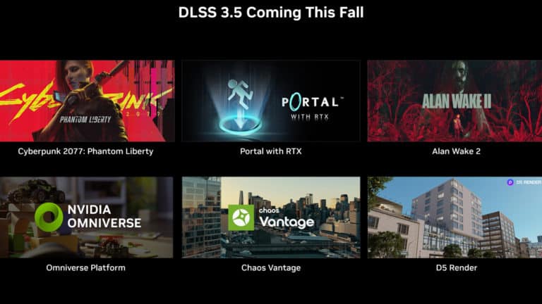 Alan Wake 2, Cyberpunk 2077: Phantom Liberty, Portal with RTX, and More to Add Support for NVIDIA DLSS 3.5 This Fall