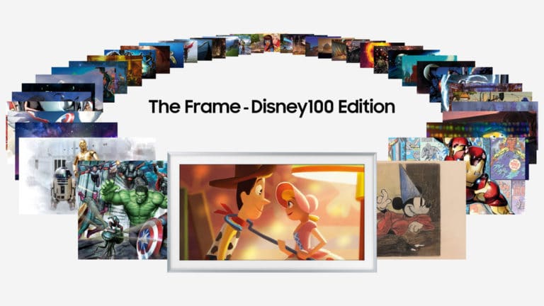 Samsung Releases The Frame – Disney100 Edition with 100 Pieces of Marvel, Lucasfilm, and Other Art
