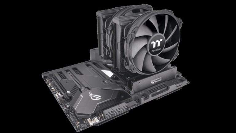 Thermaltake Launches the TOUGHAIR 710 Black CPU Cooler Featuring a Dual-Tower Design with Two 140 mm Fans