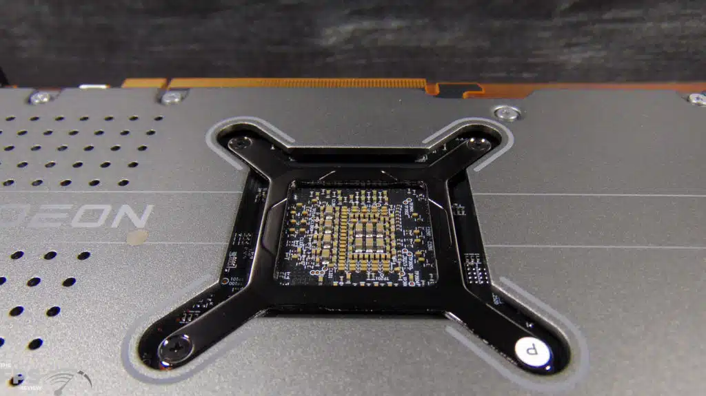 SAPPHIRE NITRO+ Radeon RX 7800 XT 16GB Gaming OC Back of GPU