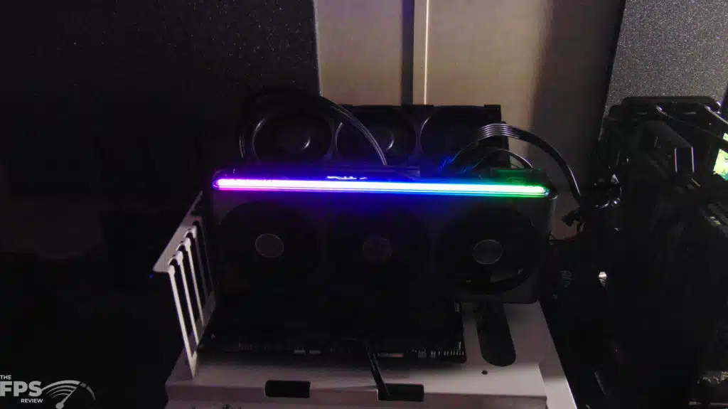 SAPPHIRE NITRO+ Radeon RX 7800 XT 16GB Gaming OC Installed in Computer RGB