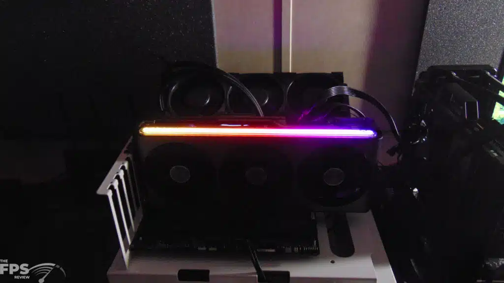 SAPPHIRE NITRO+ Radeon RX 7800 XT 16GB Gaming OC Installed in Computer RGB