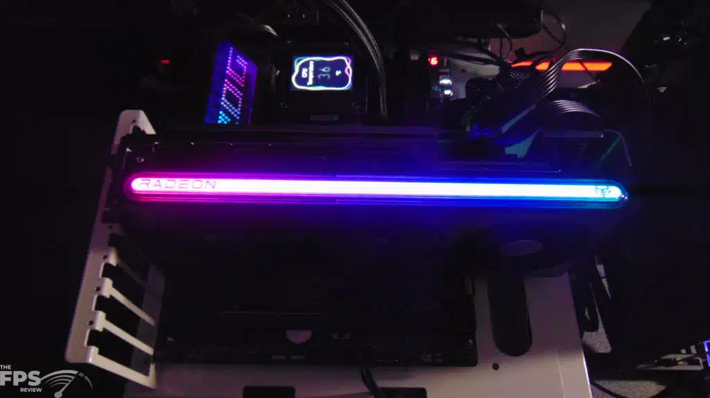 SAPPHIRE NITRO+ Radeon RX 7800 XT 16GB Gaming OC Installed in Computer RGB