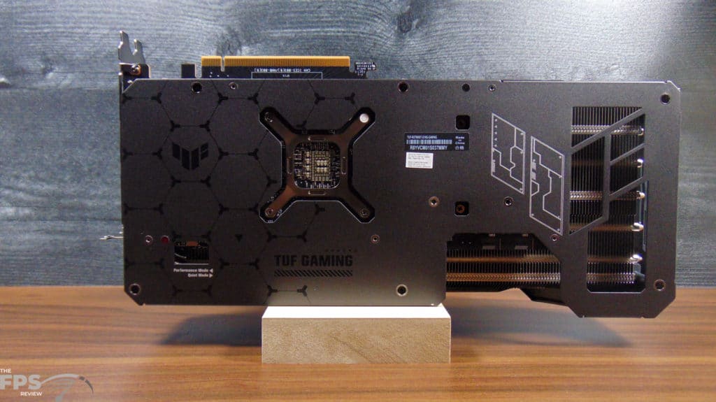 ASUS TUF Gaming Radeon RX 7800 XT OC Edition Back View