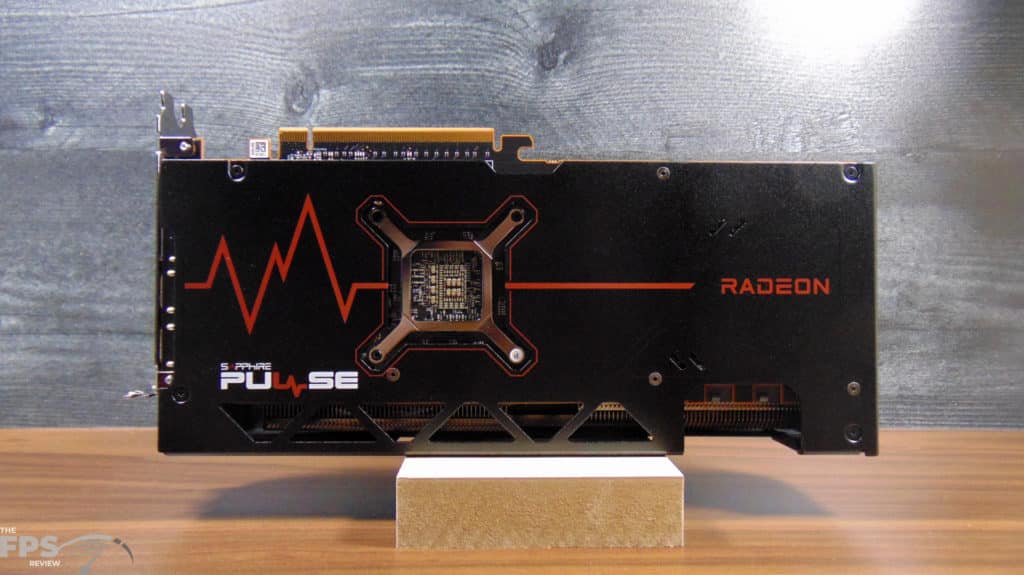 SAPPHIRE PULSE Radeon RX 7700 XT GAMING 12GB Back of Card