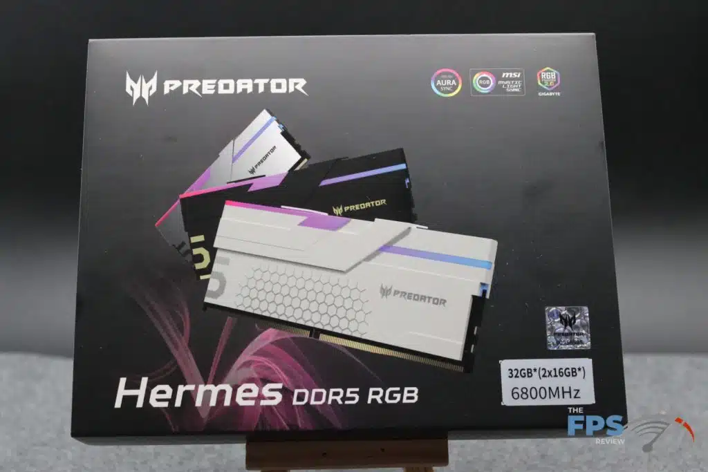 Acer Predator Hermes 6800MHz memory kit box front