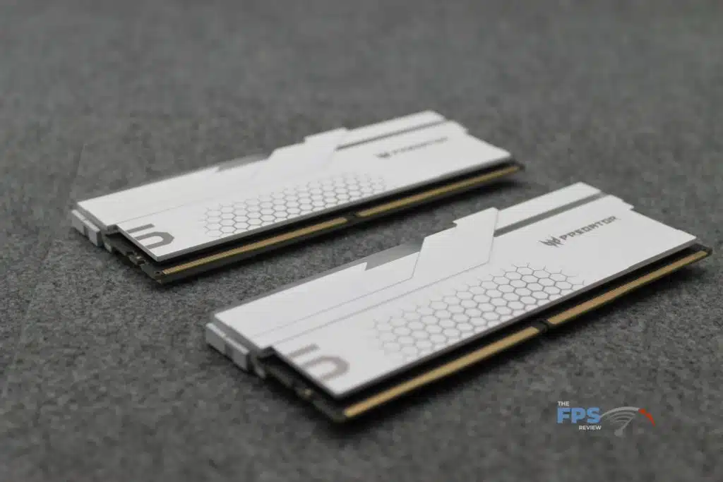 Acer Predator Hermes 6800MHz memory kit overhead side view