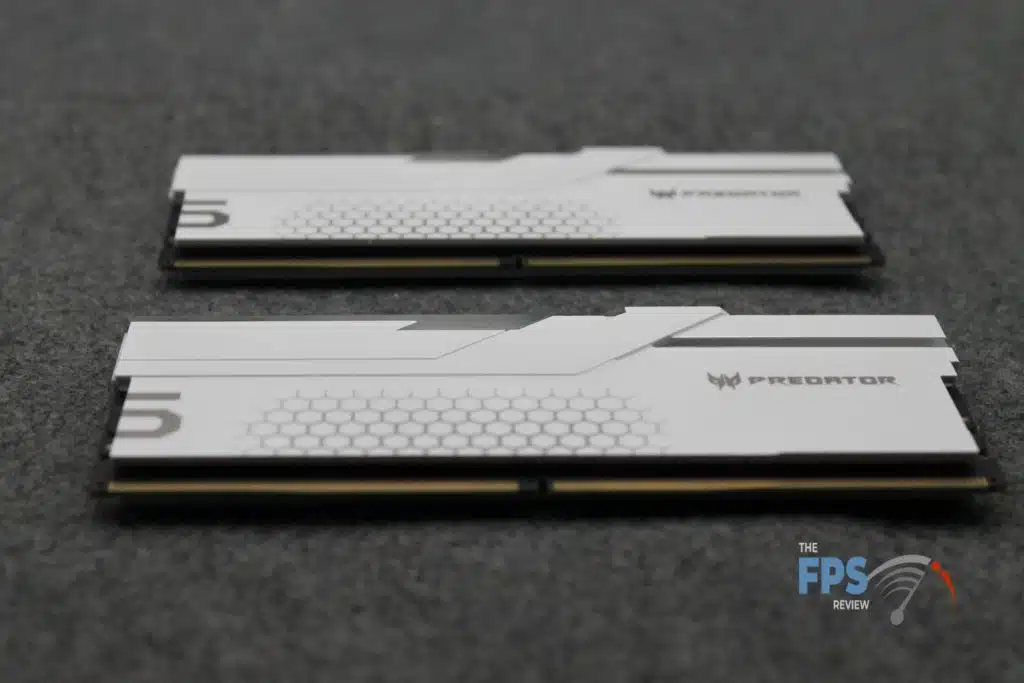 Acer Predator Hermes 6800MHz memory kit top angled view