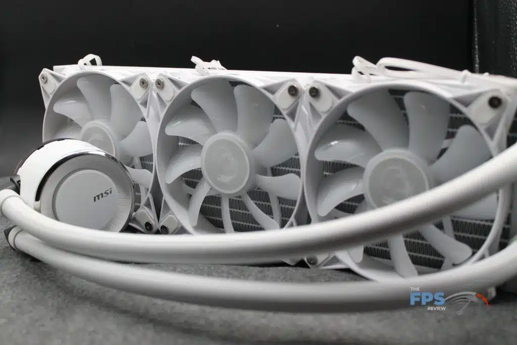 MSI MAG CORELIQUID E360 AIO Angled View