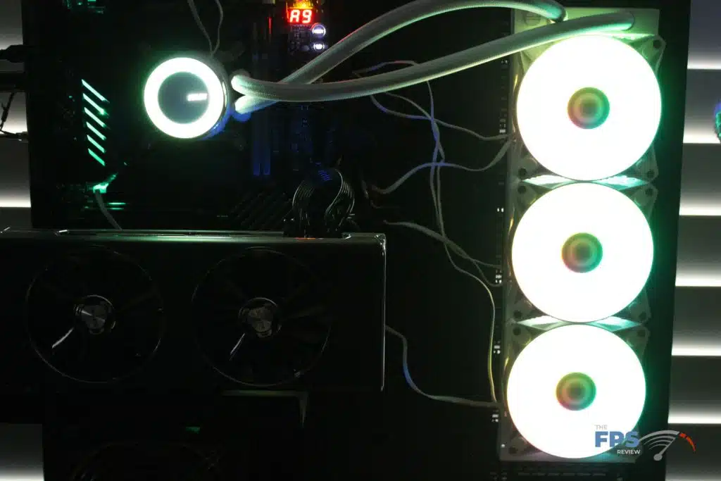 MSI MAG CORELIQUID E360 AIO Installed in Computer