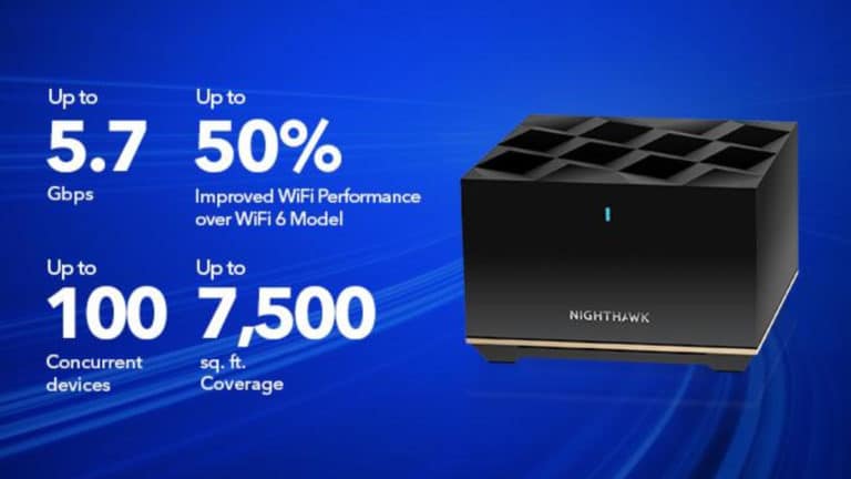 NETGEAR Launches Nighthawk Tri-Band WiFi 6E Mesh System with Up to 5.7 Gbps Speeds