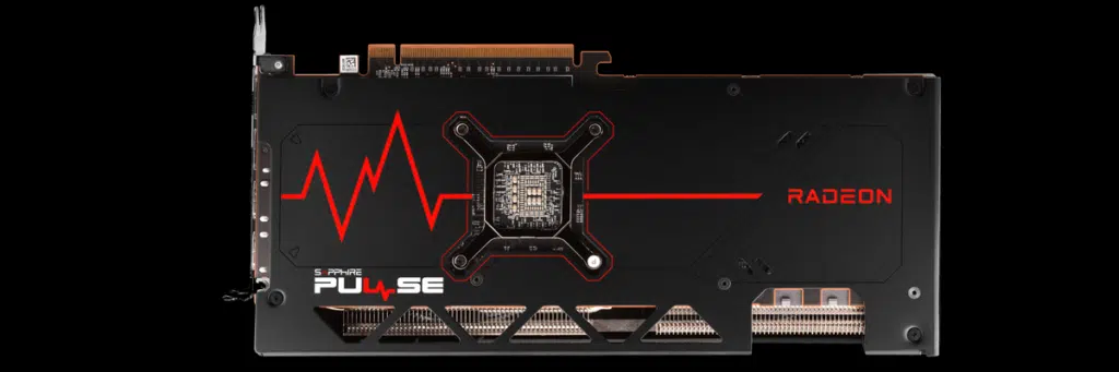 SAPPHIRE PULSE Radeon RX 7700 XT GAMING 12GB Video Card Back