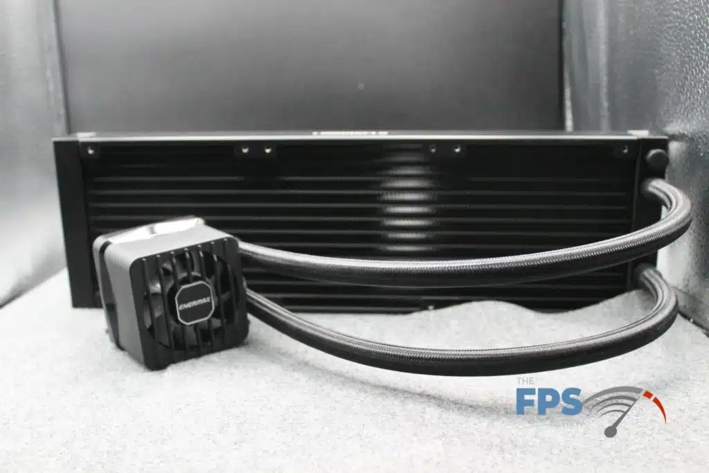 Enermax LIQMAXFLO 360mm radiator front with waterblock
