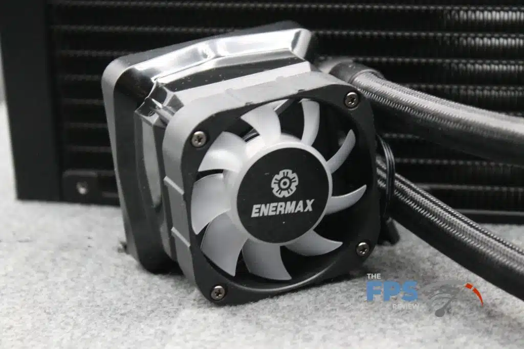 Enermax LIQMAXFLO 360mm waterblock view with no cover