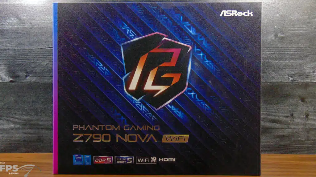ASRock Phantom Gaming Z790 NOVA WIFI Motherboard Box Front