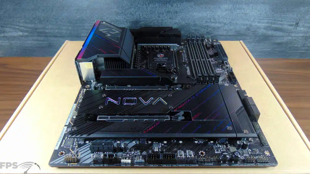 ASRock Phantom Gaming Z790 NOVA WIFI Motherboard Top View