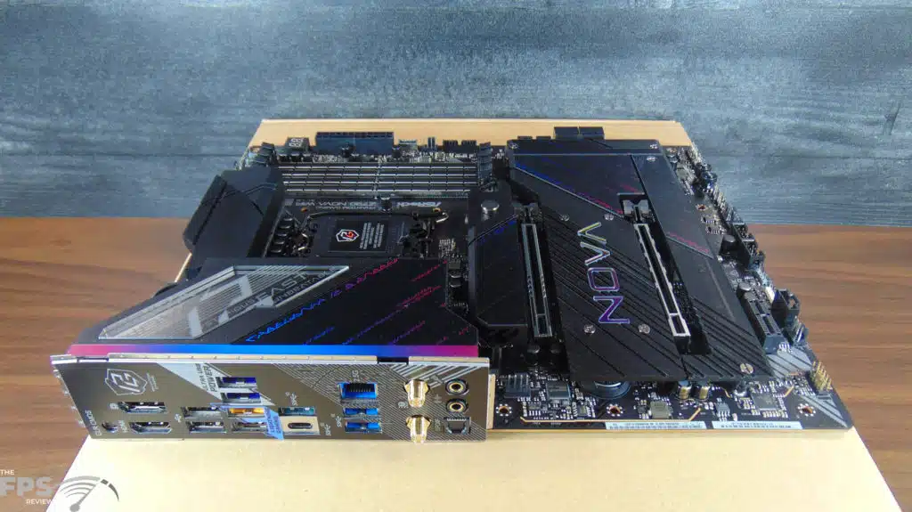ASRock Phantom Gaming Z790 NOVA WIFI Motherboard Top View