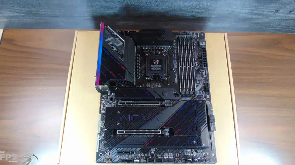 ASRock Phantom Gaming Z790 NOVA WIFI Motherboard Top View