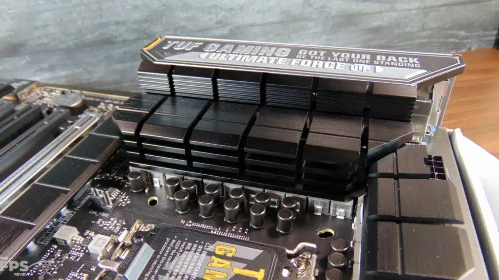 ASUS TUF GAMING Z790-PRO WIFI Motherboard VRMs and Heatsink