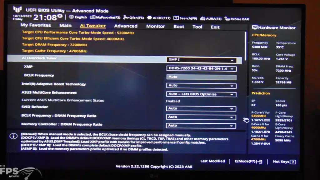 ASUS TUF GAMING Z790-PRO WIFI Motherboard BIOS