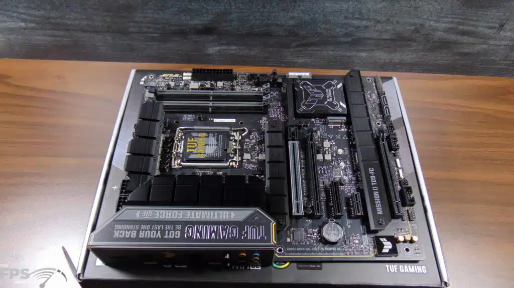 ASUS TUF GAMING Z790-PRO WIFI Motherboard Top View