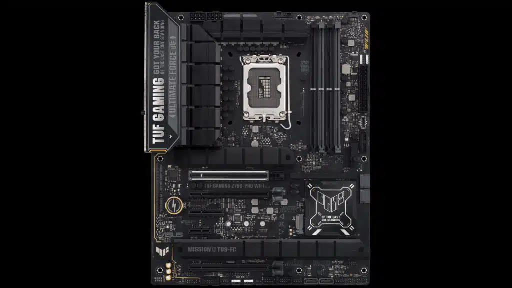 ASUS TUF GAMING Z790-PRO WIFI Motherboard Top View