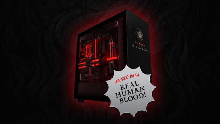 Blizzard Wants to Give Away a Liquid-Cooled Diablo IV PC with NVIDIA GeForce RTX 4090 and Real Human Blood: “This Is Pretty Gross”