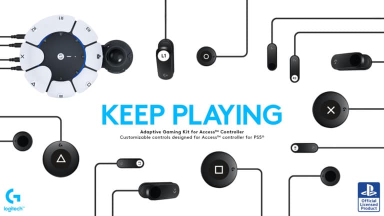 PlayStation and Logitech G Announce Adaptive Gaming Kit for PS5 Access Controller