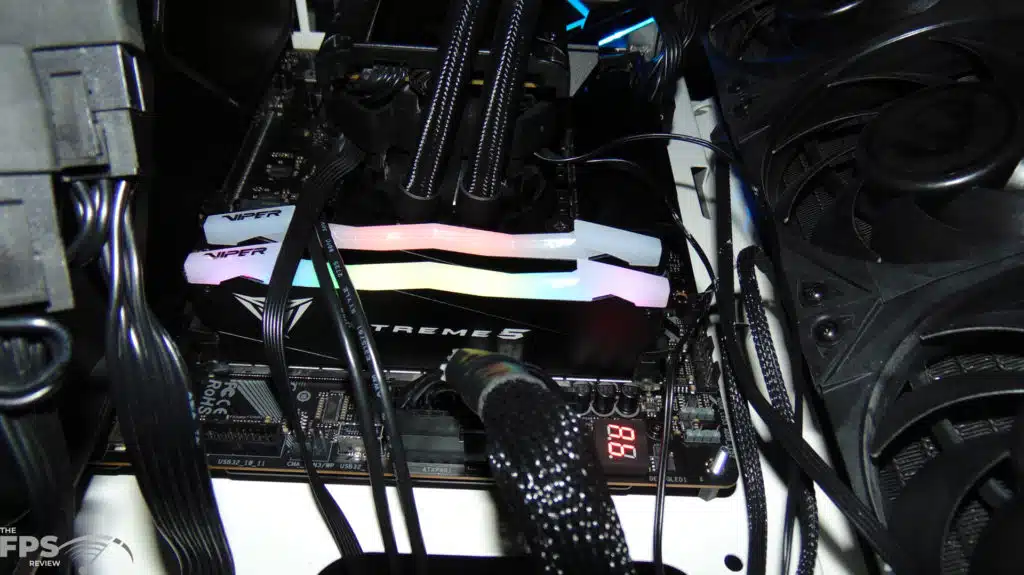 Patriots Viper Xtreme 5 DDR5 32GB Kit Installed RGB