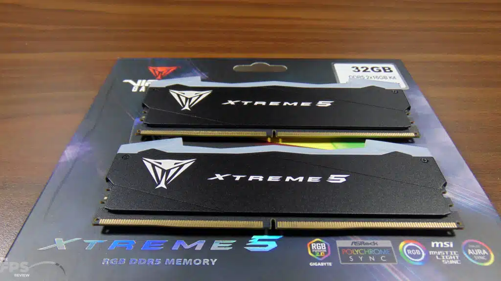 Patriots Viper Xtreme 5 DDR5 32GB Kit Top View