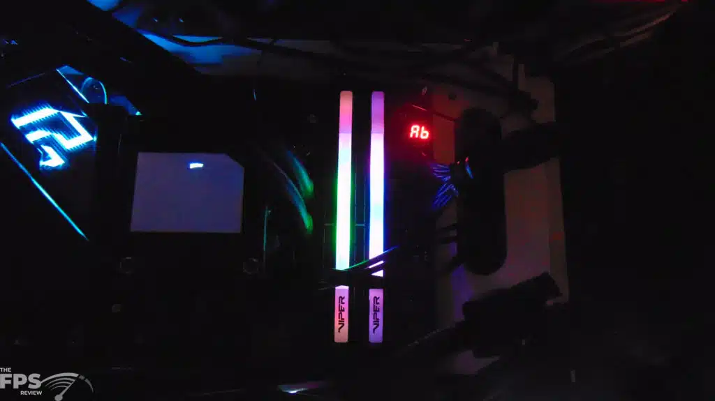 Patriots Viper Xtreme 5 DDR5 32GB Kit Installed in System RGB