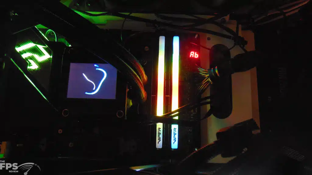 Patriots Viper Xtreme 5 DDR5 32GB Kit Installed in System RGB