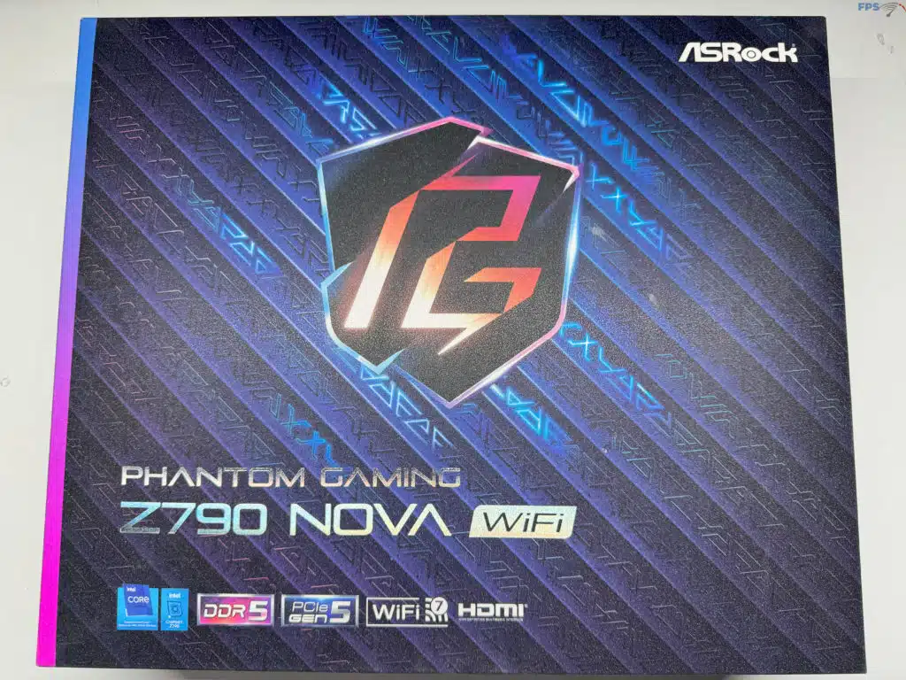 ASRock Z790 NOVA WiFi Motherboard Box Top
