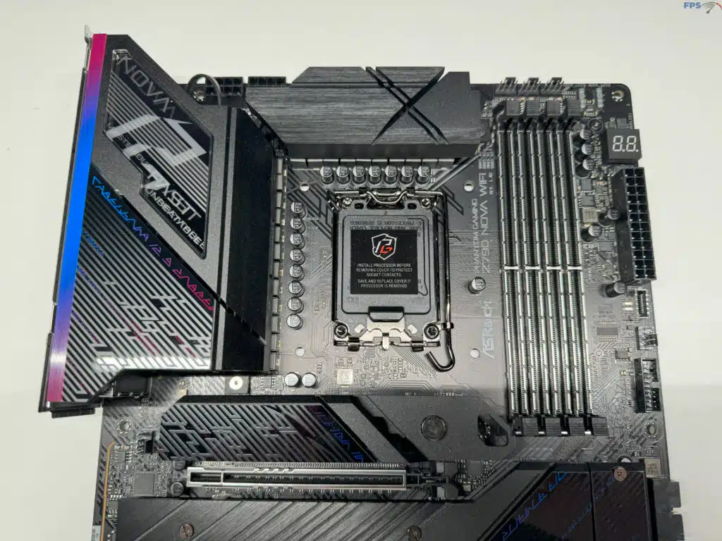 ASRock Z790 NOVA WiFi Motherboard Top Half