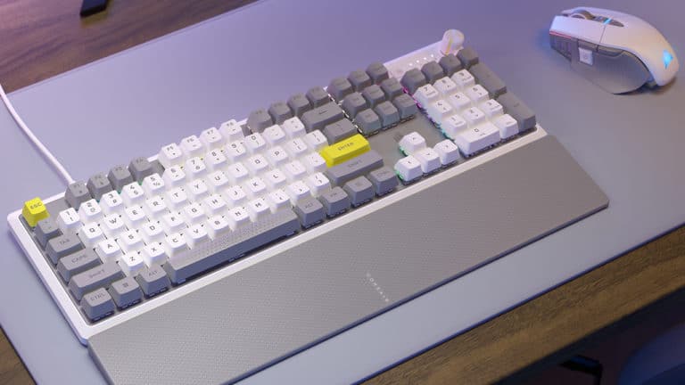 Corsair Launches K70 CORE SE Gaming Keyboard with MLX Red Linear Switches and White/Silver/Yellow Color Scheme
