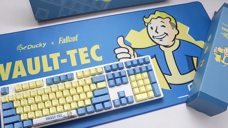Ducky Launches Fallout Vault-Tec Limited Edition One 3 RGB Mechanical Keyboard and Mouse Pad Bundle