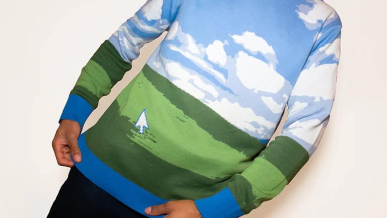 Microsoft Celebrates Windows XP’s Iconic “Bliss” Wallpaper with a New Holiday Sweater, Now Available Through the Xbox Gear Shop