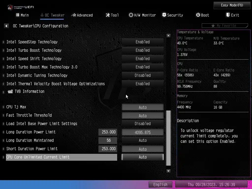 ASRock Phantom Gaming Z790 RIPTIDE WIFI BIOS