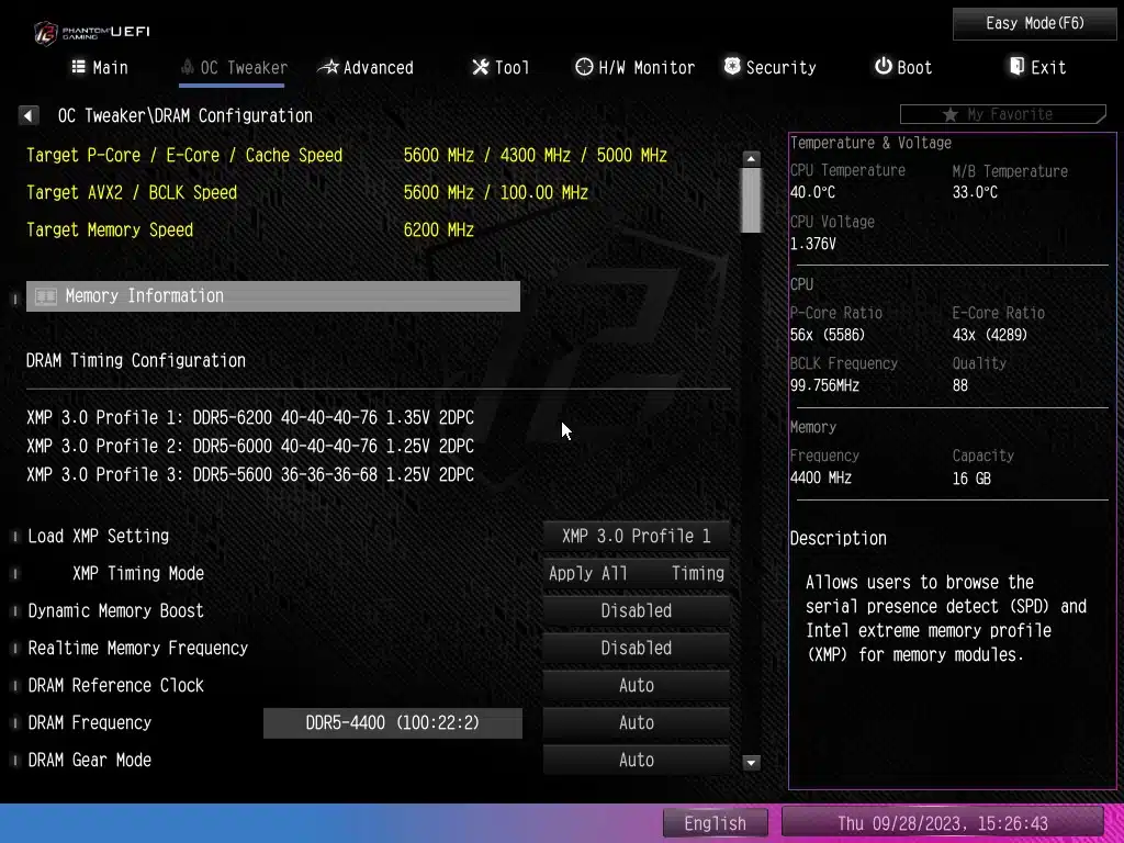 ASRock Phantom Gaming Z790 RIPTIDE WIFI BIOS