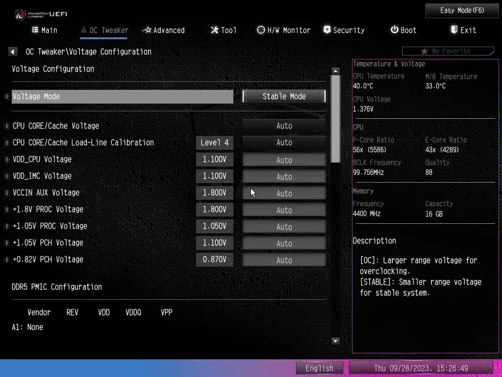 ASRock Phantom Gaming Z790 RIPTIDE WIFI BIOS