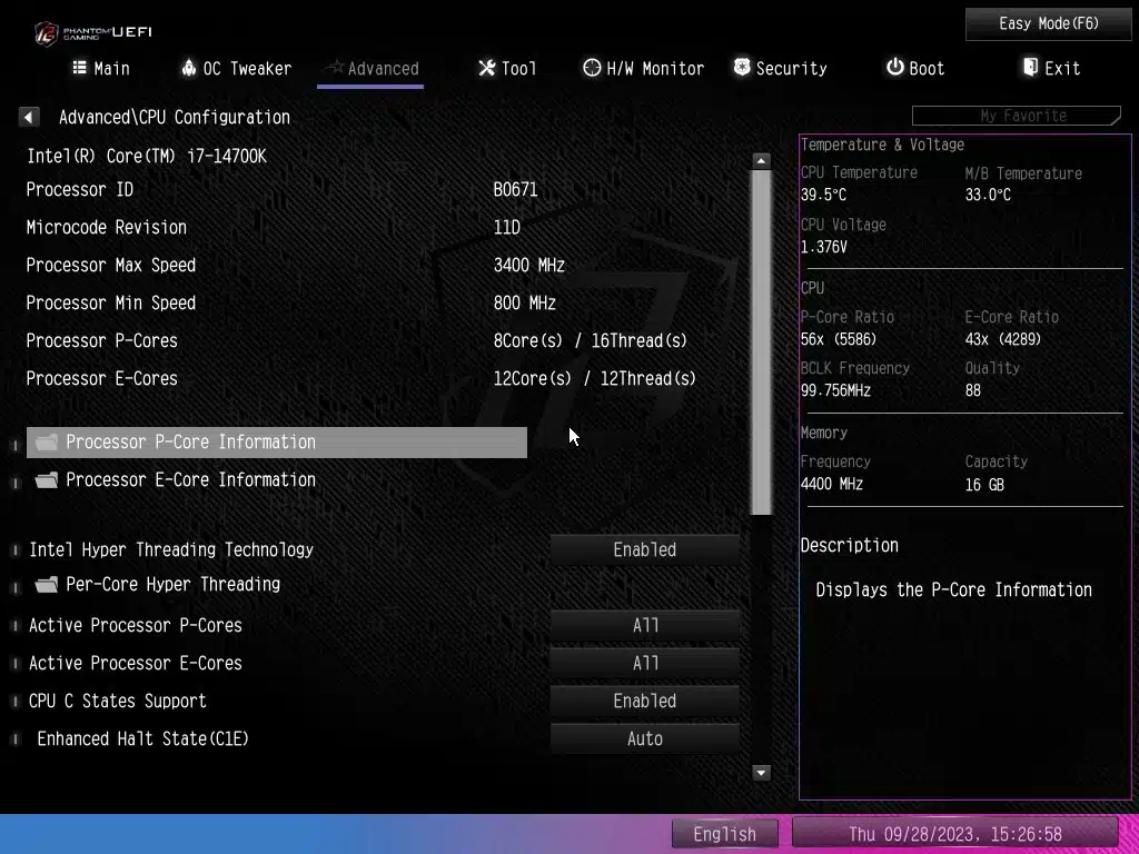ASRock Phantom Gaming Z790 RIPTIDE WIFI BIOS