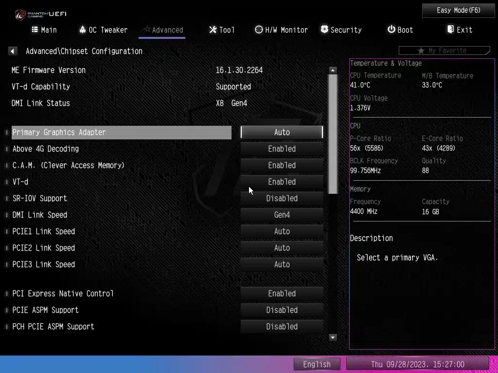 ASRock Phantom Gaming Z790 RIPTIDE WIFI BIOS