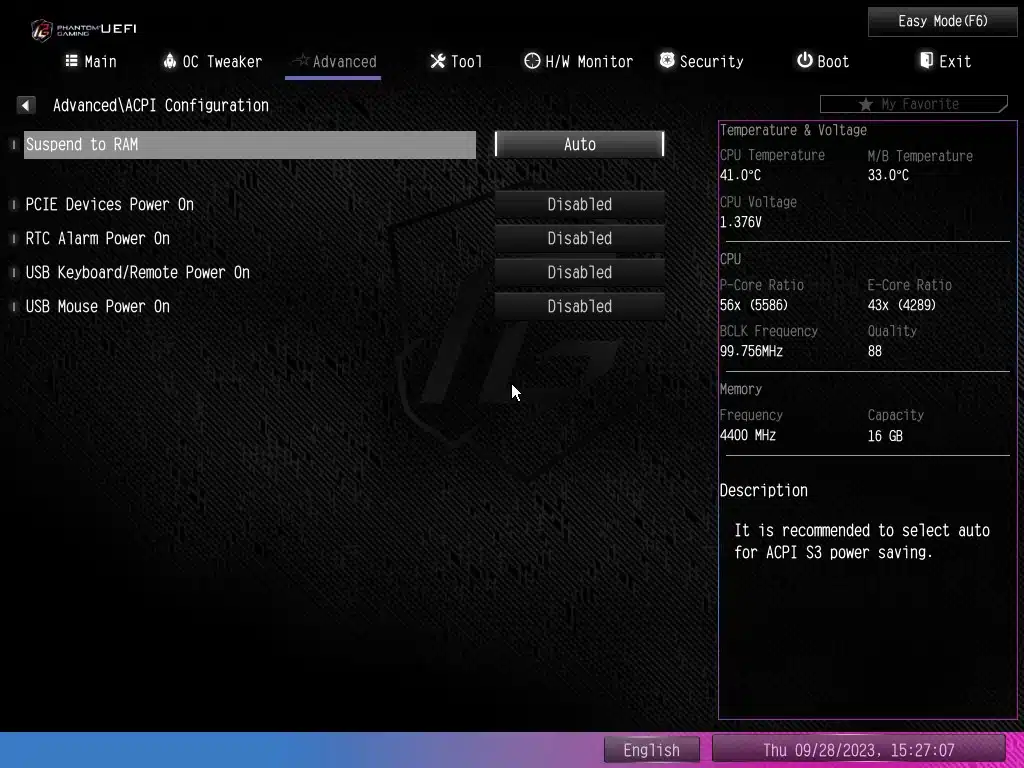 ASRock Phantom Gaming Z790 RIPTIDE WIFI BIOS